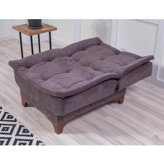Wing Chair Kelebek Berjer - Anthracite Anthracite Wing Chair Kelebek Berjer - Anthracite Anthracite