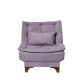 Wing Chair Kelebek Berjer - Grey Grey Wing Chair Kelebek Berjer - Grey Grey