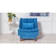 Wing Chair Kelebek Berjer - Dark Blue Dark Blue