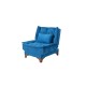 Wing Chair Kelebek Berjer - Dark Blue Dark Blue