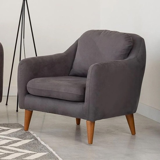 Wing Chair Soli Berjer - Anthracite Anthracite Wing Chair Soli Berjer - Anthracite Anthracite