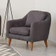 Wing Chair Soli Berjer - Anthracite Anthracite Wing Chair Soli Berjer - Anthracite Anthracite