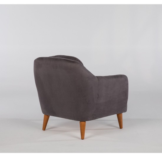 Wing Chair Soli Berjer - Anthracite Anthracite Wing Chair Soli Berjer - Anthracite Anthracite