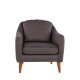 Wing Chair Soli Berjer - Anthracite Anthracite Wing Chair Soli Berjer - Anthracite Anthracite