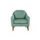 Wing Chair Soli Berjer - Sea Green Sea Green Atelier del Sofa Wing Chair Soli Berjer - Sea Green Sea Green