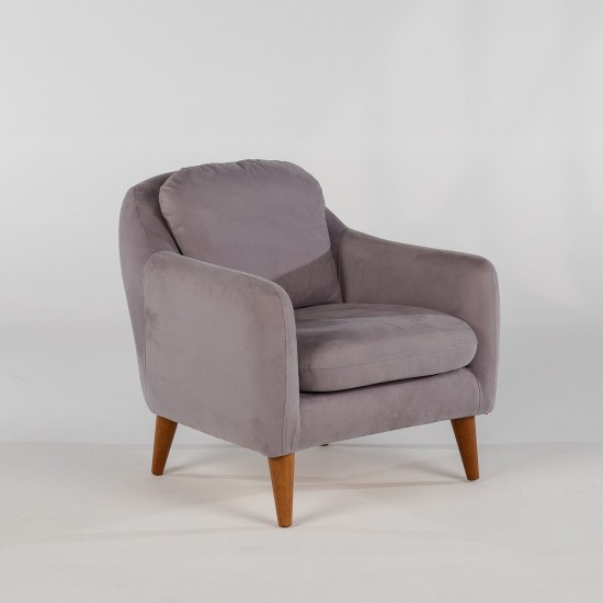 Wing Chair Soli Berjer - Grey Grey Atelier del Sofa Wing Chair Soli Berjer - Grey Grey