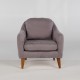 Wing Chair Soli Berjer - Grey Grey Atelier del Sofa Wing Chair Soli Berjer - Grey Grey