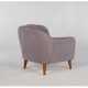 Wing Chair Soli Berjer - Grey Grey Atelier del Sofa Wing Chair Soli Berjer - Grey Grey