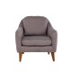 Wing Chair Soli Berjer - Grey Grey Atelier del Sofa Wing Chair Soli Berjer - Grey Grey