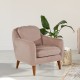 Wing Chair Soli Berjer - Rock Rock Atelier del Sofa Wing Chair Soli Berjer - Rock Rock