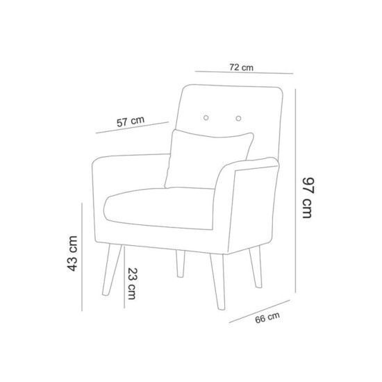 Wing Chair Zeni - Green Green Atelier del Sofa Wing Chair Zeni - Green Green