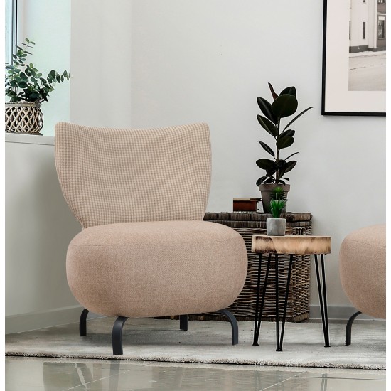 Wing Chair Loly - Cream Cream Wing Chair Loly - Cream Cream