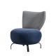 Wing Chair Loly - Dark Blue Dark Blue Wing Chair Loly - Dark Blue Dark Blue