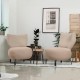 Wing Chair Set Loly Set - Cream Cream