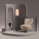 Wing Chair Set Loly Set - Cream Cream