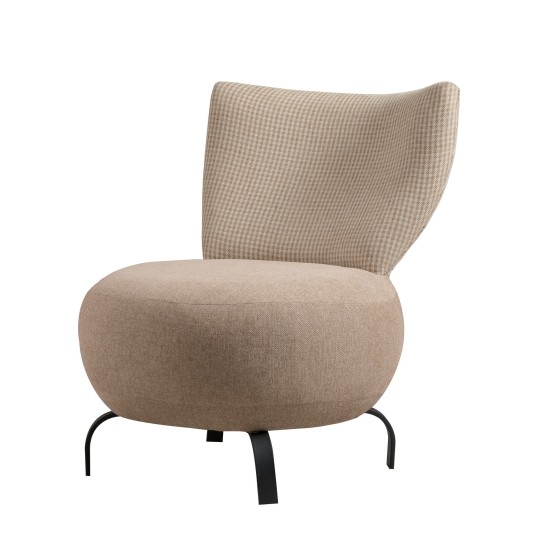 Wing Chair Set Loly Set - Cream Cream