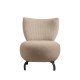 Wing Chair Set Loly Set - Cream Cream