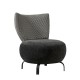 Wing Chair Set Loly Set - Anthracite Anthracite