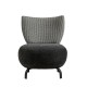 Wing Chair Set Loly Set - Anthracite Anthracite