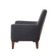 Wing Chair Liones 28 - Anthracite Anthracite Wing Chair Liones 28 - Anthracite Anthracite