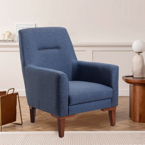 Wing Chair Liones 27 - Dark Blue Dark Blue Wing Chair Liones 27 - Dark Blue Dark Blue