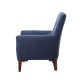 Wing Chair Liones 27 - Dark Blue Dark Blue Wing Chair Liones 27 - Dark Blue Dark Blue