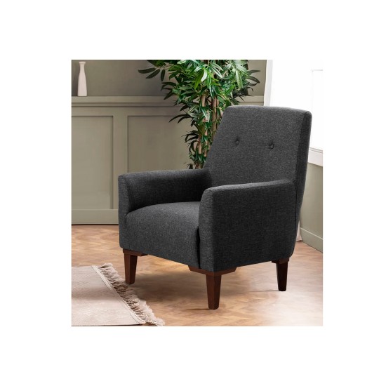 Wing Chair Vina - Anthracite, Walnut Anthracite
Walnut