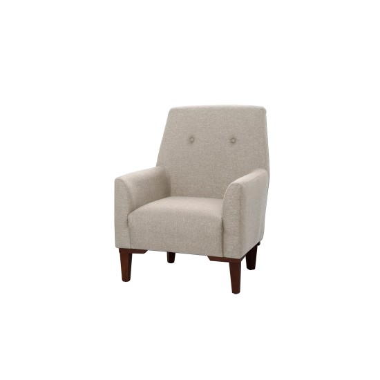 Wing Chair Vina - Cream, Walnut Cream
Walnut Wing Chair Vina - Cream, Walnut Cream
Walnut