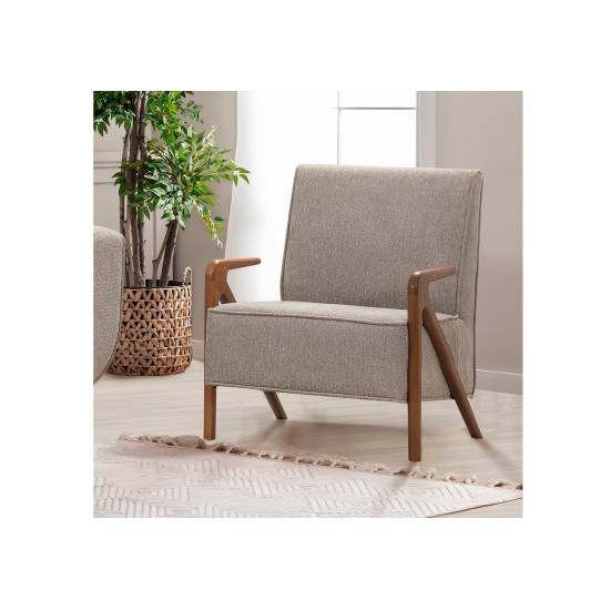Wing Chair Larus Wood Berjer - Walnut, Grey Walnut
Grey Wing Chair Larus Wood Berjer - Walnut, Grey Walnut
Grey
