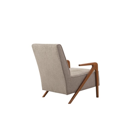 Wing Chair Larus Wood Berjer - Walnut, Grey Walnut
Grey Wing Chair Larus Wood Berjer - Walnut, Grey Walnut
Grey