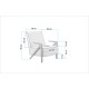 Wing Chair Larus Wood Berjer - Walnut, Grey Walnut
Grey Wing Chair Larus Wood Berjer - Walnut, Grey Walnut
Grey