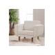 Wing Chair Larus Berjer - Walnut, Cream Walnut
Cream