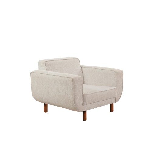 Wing Chair Larus Berjer - Walnut, Cream Walnut
Cream