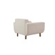 Wing Chair Larus Berjer - Walnut, Cream Walnut
Cream