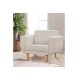 Wing Chair Larus Berjer - Oak, Cream Oak
Cream