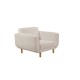 Wing Chair Larus Berjer - Oak, Cream Oak
Cream