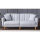 Atelier del Sofa 3-Seat Sofa-Bed Aqua - Grey Grey