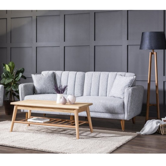 Atelier del Sofa 3-Seat Sofa-Bed Aqua - Grey Grey