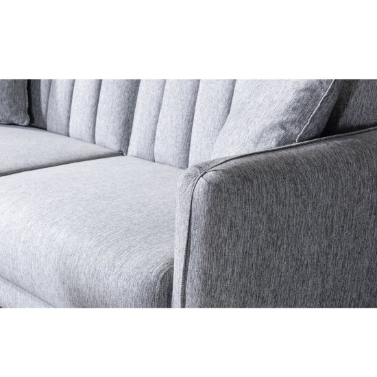 Atelier del Sofa 3-Seat Sofa-Bed Aqua - Grey Grey