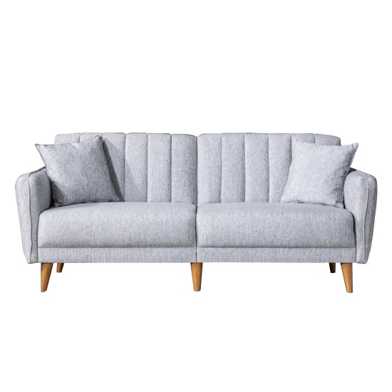 Atelier del Sofa 3-Seat Sofa-Bed Aqua - Grey Grey