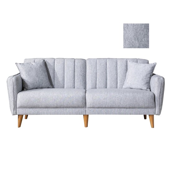 Atelier del Sofa 3-Seat Sofa-Bed Aqua - Grey Grey