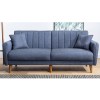 Atelier del Sofa 3-Seat Sofa-Bed Aqua - Dark Blue Dark Blue