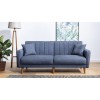 Atelier del Sofa 3-Seat Sofa-Bed Aqua - Dark Blue Dark Blue