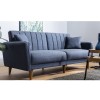 Atelier del Sofa 3-Seat Sofa-Bed Aqua - Dark Blue Dark Blue