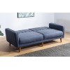 Atelier del Sofa 3-Seat Sofa-Bed Aqua - Dark Blue Dark Blue