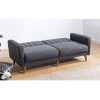 Atelier del Sofa 3-Seat Sofa-Bed Aqua - Dark Grey Dark Grey