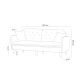 Atelier del Sofa 3-Seat Sofa-Bed Terra - Dark Blue Dark Blue