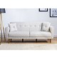 Atelier del Sofa 3-Seat Sofa-Bed Aria - Cream Cream