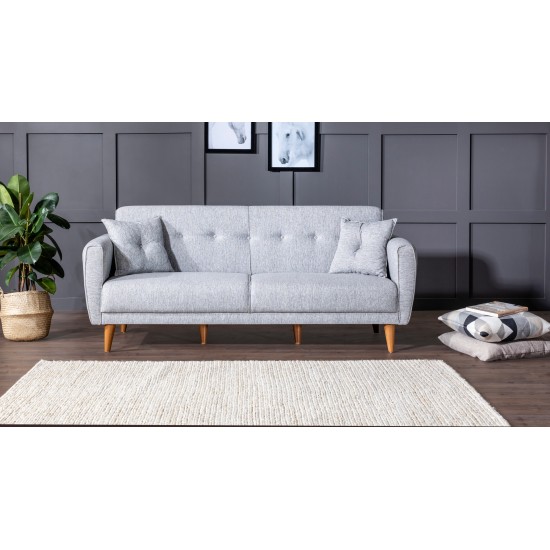 Atelier del Sofa 3-Seat Sofa-Bed Aria - Grey Grey