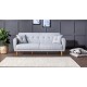 Atelier del Sofa 3-Seat Sofa-Bed Aria - Grey Grey